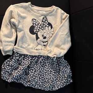 Disney Cream and Black Minnie Mouse Dress